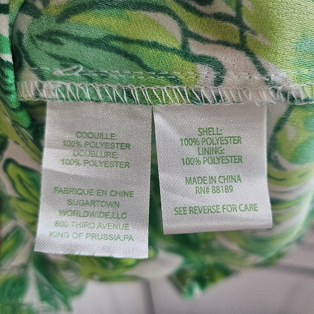 LILLY PULITZER Pearl Resort White Flamingle Engineered Romper - Picture 14 of 16